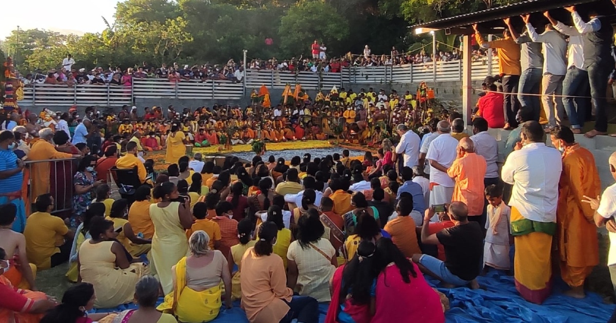 "Theemidhi" is an Indian festival, and it is greatly celebrated at Reunion Island